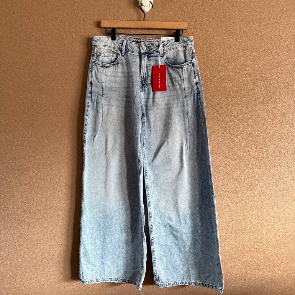 Lucky Brand Palazzo Wide Leg Jeans Size 8/29 NWT